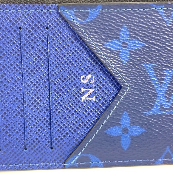 LOUIS VUITTON M30270 Taiga Rama Coin Card Holder Compact Wallet Wallet/Coin - Picture 3 of 10